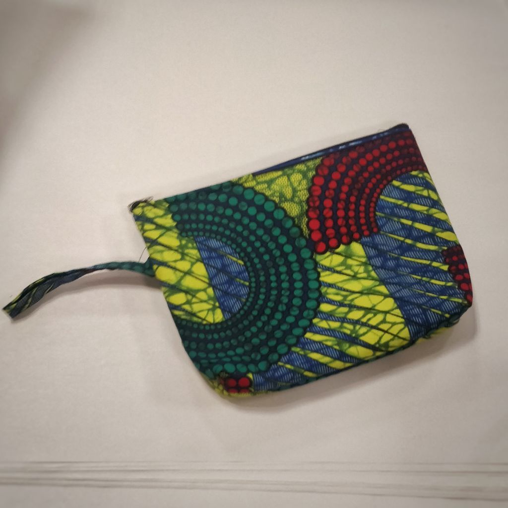 Colourful padded washbag