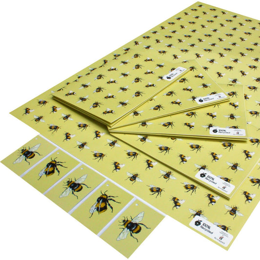 3 Pack | Eco-friendly Wrapping Paper Pack | Choose from 4 designs