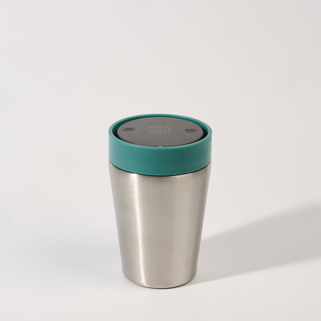 Stainless Steel 8oz Coffee Cup - Green