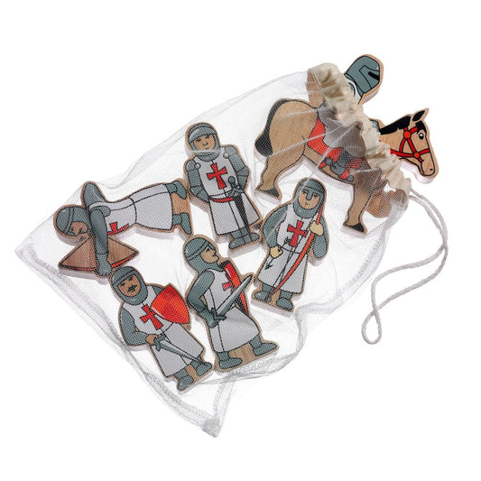 Wooden knight play set - ethical and sustainable toys