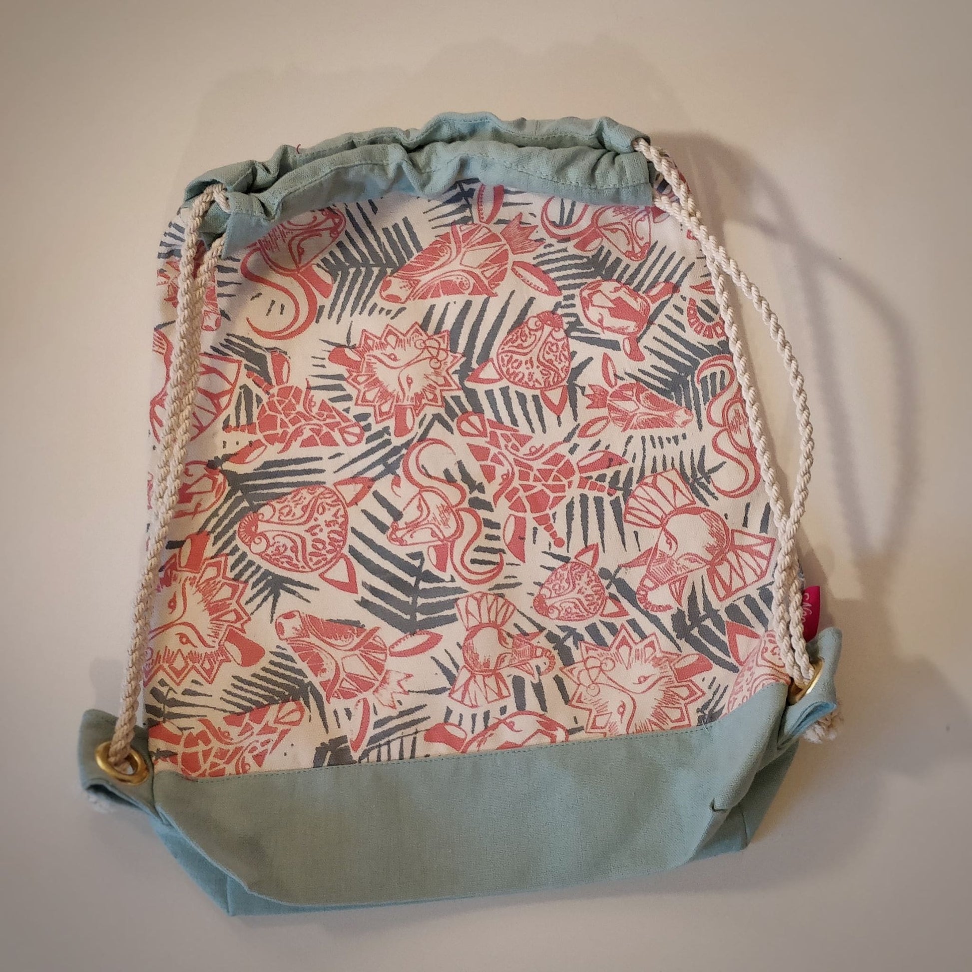 Free Knitting Patterns: Draw String Duffle Bag