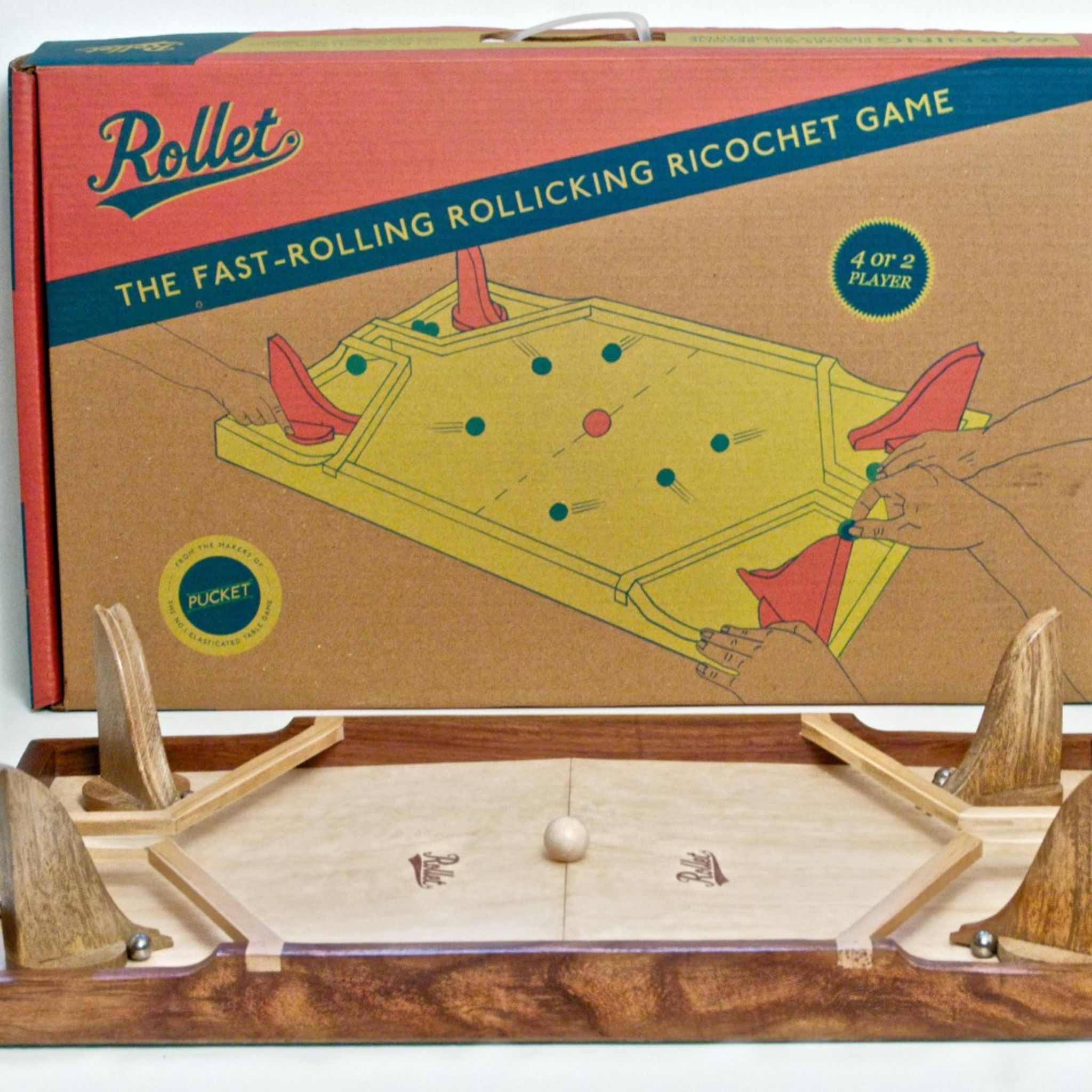 Rollet Ricochet Game - Free UK Delivery | Wooden Games at Good Things